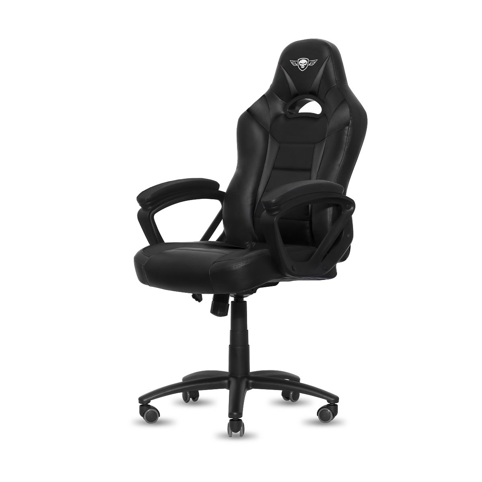 Spirit Of Gamer Fighter Black Noir - Siège PC Gamer - grosbill.com - 1
