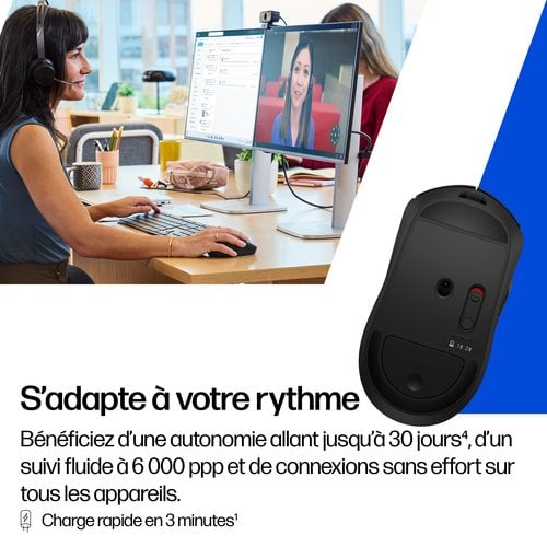 HP 705 RECHARGEABLE WIRELESS - Achat / Vente sur grosbill.com - 5