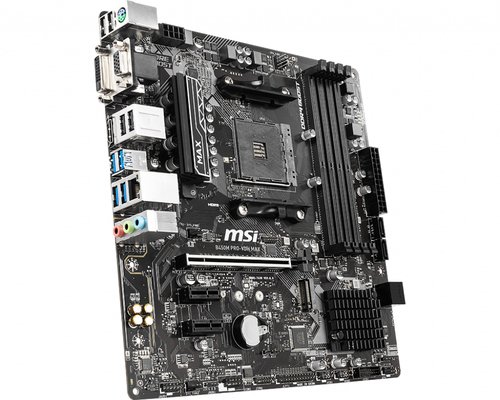 MSI B450M PRO-VDH MAX Micro-ATX  - Carte mère MSI - grosbill.com - 3