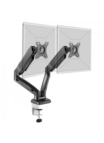 MONITOR ARM VESA DUAL SCREEN - Accessoire écran Port - grosbill.com - 4