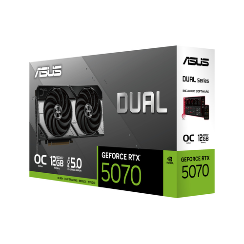Asus Dual GeForce RTX 5070 12GB GDDR7  - Carte graphique Asus - 7