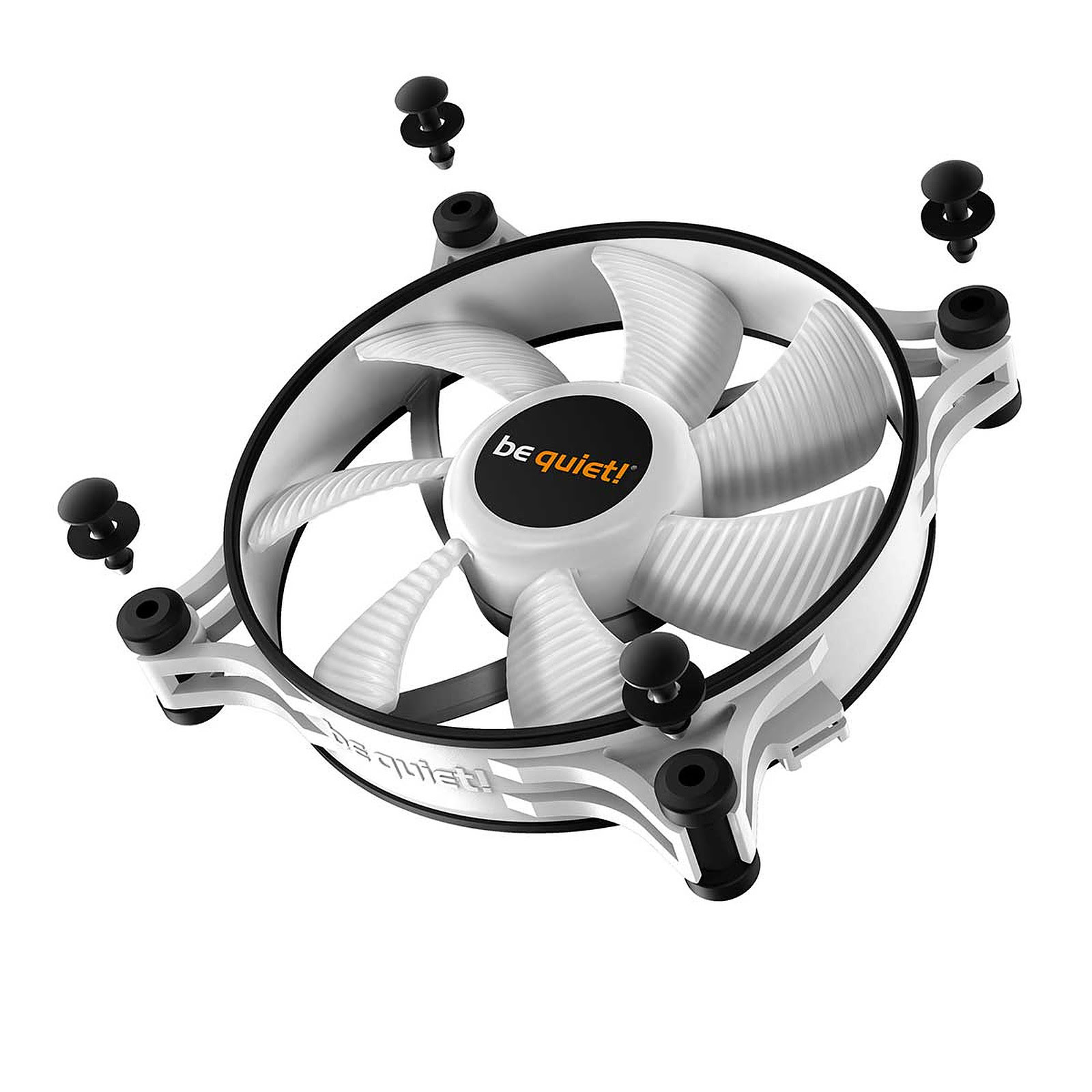 Be Quiet! Shadow Wings 2 120mm PWM White - Ventilateur boîtier - 3