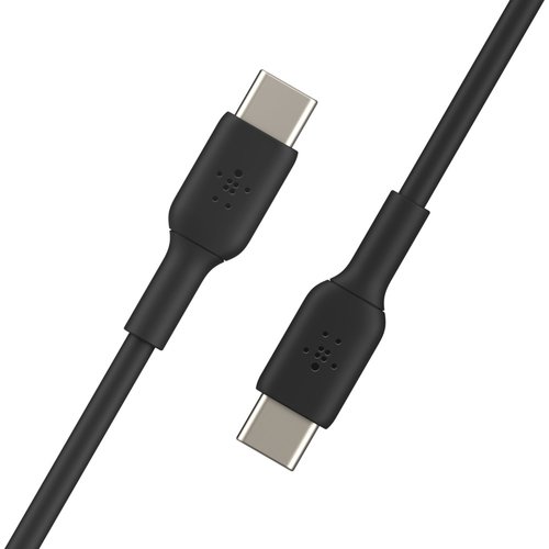 USB-C to USB-C Cable 2M Black - Achat / Vente sur grosbill.com - 1