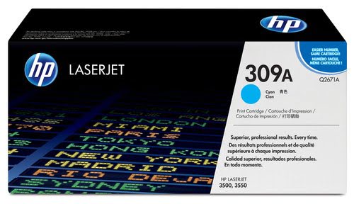 HP Toner HP Q2671A n°309A - Cyan - Achat / Vente Consommable imprimante sur grosbill.com - 0
