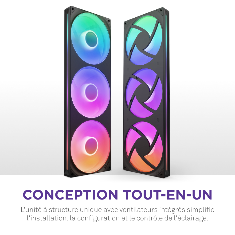 NZXT F420RGB Core Fan (Single Frame) - Ventilateur boîtier NZXT - 6