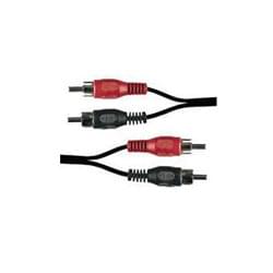 Câble Audio 2xRCA mâle/mâle - 10m  - Connectique TV/Hifi/Video - 0