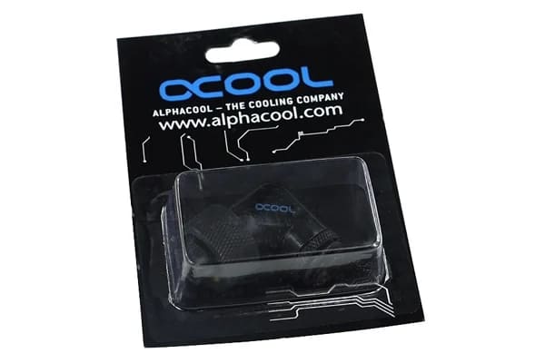 Alphacool HF 16/10 screw-on nozzle 90° rotatable G1/4 Black (17081) - Achat / Vente Accessoires watercooling sur grosbill.com - 3