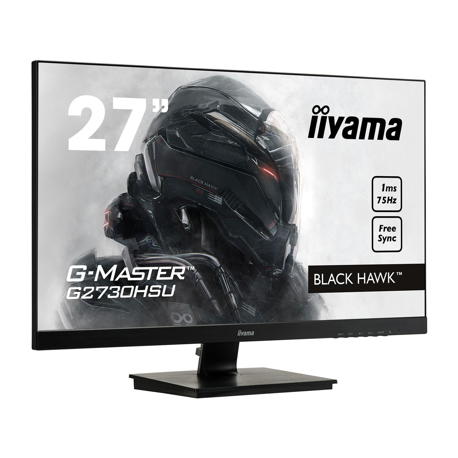 Iiyama 27"  G2730HSU-B1 - Ecran PC Iiyama - grosbill.com - 4
