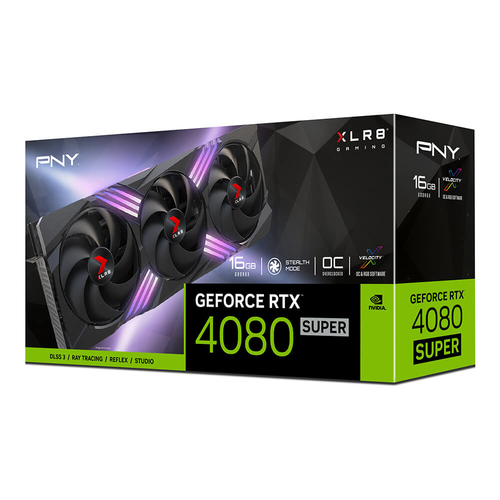 PNY RTX 4080 SUPER 16G XLR8 Gaming VERTO EPIC-X RGB - Carte graphique - 7