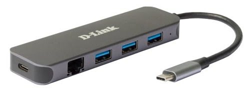 5-in-1 USB-C Hub with Gigabit Ethernet - Achat / Vente sur grosbill.com - 0