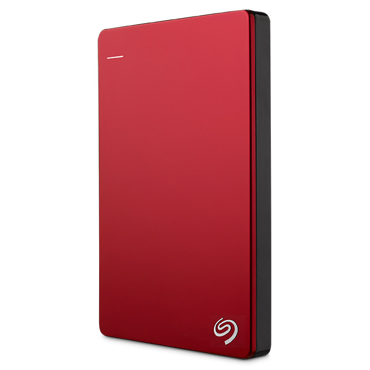 Seagate 2To 2"1/2 USB3 Backup Plus Slim Rouge- STDR2000203 - Disque dur externe - 4