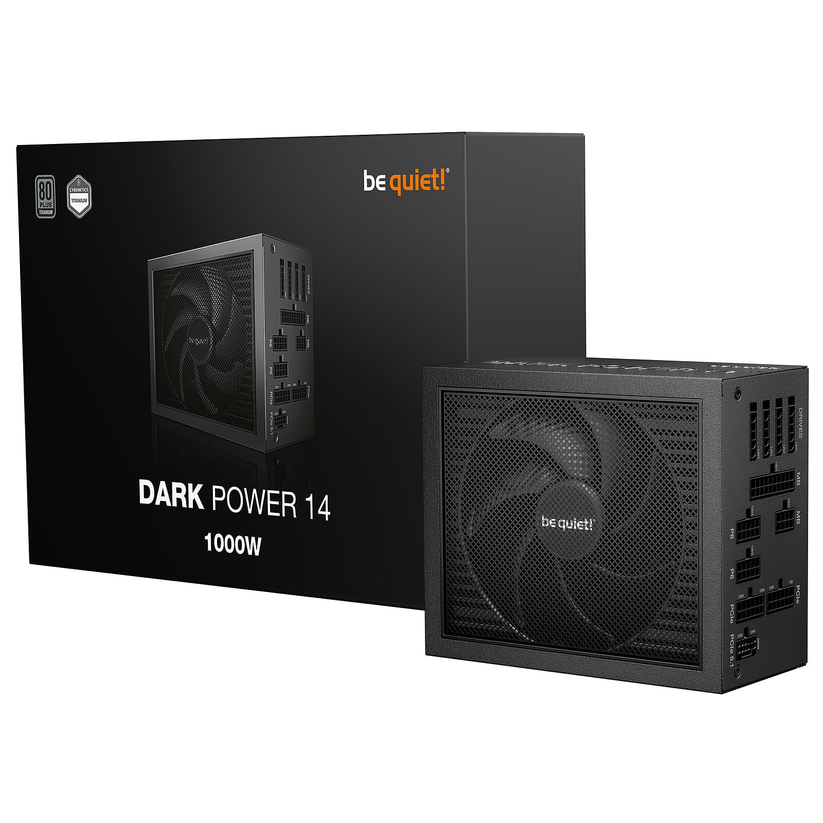 be quiet! ATX 1000W Dark Power 14 80+ Cybenetics Titanium (BP020EU) - Achat / Vente Alimentation sur grosbill.com - 4