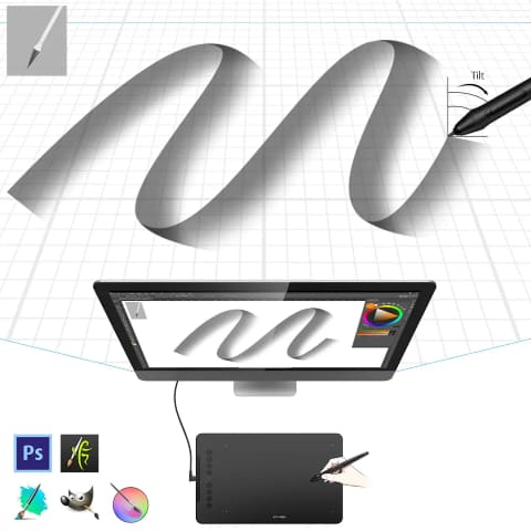 XPPEN Deco01 V3 5080LPI/10"/Noir - Tablette graphique XPPEN - 2
