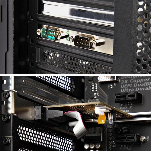 PCIE DUAL SERIAL PORT CARD - - Achat / Vente sur grosbill.com - 5