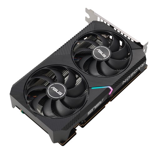 Asus ASUS DUAL-RX6400-4GB Dual AMD Radeon RX 6400 4Go GDDR6 PCIe 4.0 1xDP 1.4a 1xHDMI 2.1 - Carte graphique - 2