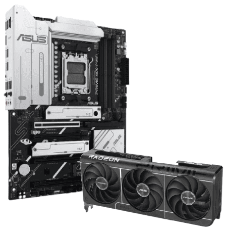 PRIME X870-P WIFI + PRIME RX 9070 EVO 16G OC - grosbill.com - 0