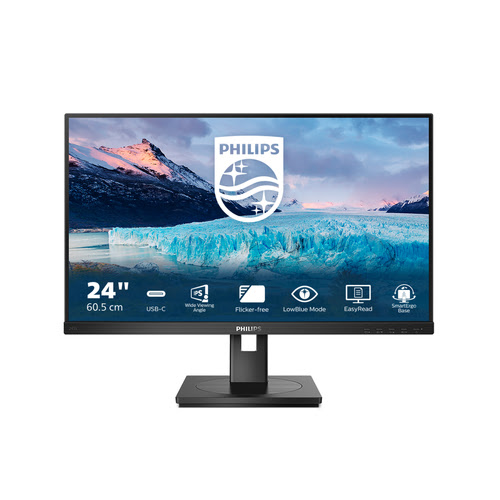 Philips S Line 243S1 00 23 8 LCD Full HD 4 ms Black
