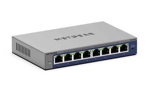 8PT GIGABIT PLUS SWITCH GS108E - Achat / Vente sur grosbill.com - 1