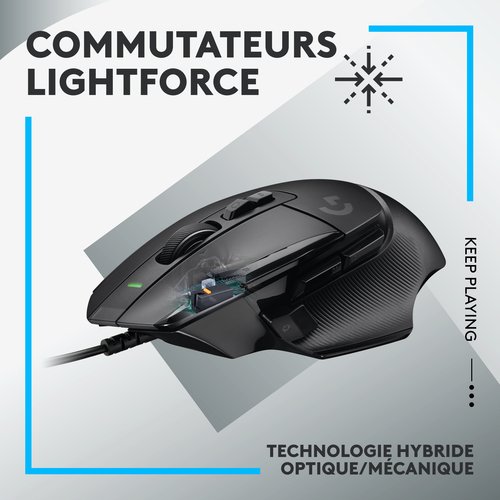 Logitech G502 X BLACK - Souris PC Logitech - grosbill.com - 8