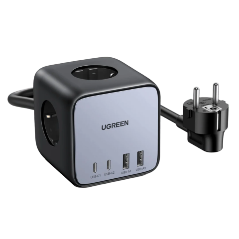 UGREEN Station de charge cube 7 ports - 65W - Noir/Gris (60113) - Achat / Vente Chargeur sur grosbill.com - 0