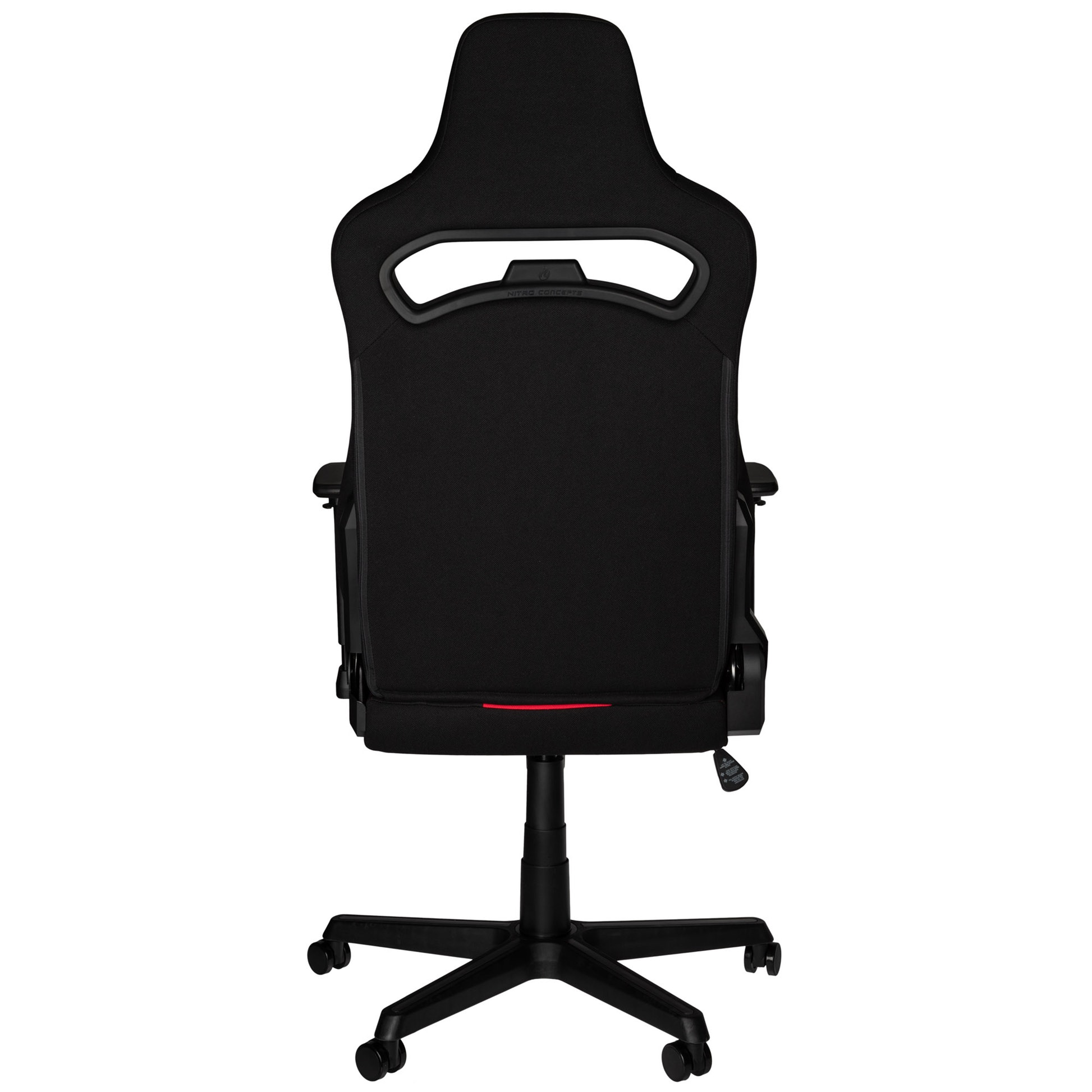 Nitro Concepts E250 Inferno Red Noir/Rouge - Siège PC Gamer - 1