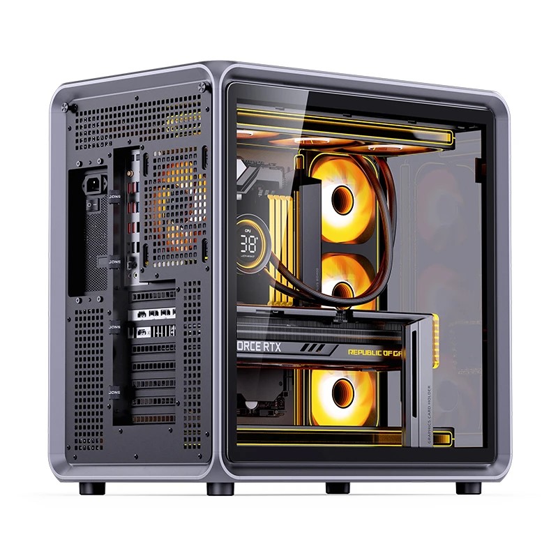 Jonsplus BO400 Gris Gris - Boîtier PC Jonsplus - grosbill.com - 4