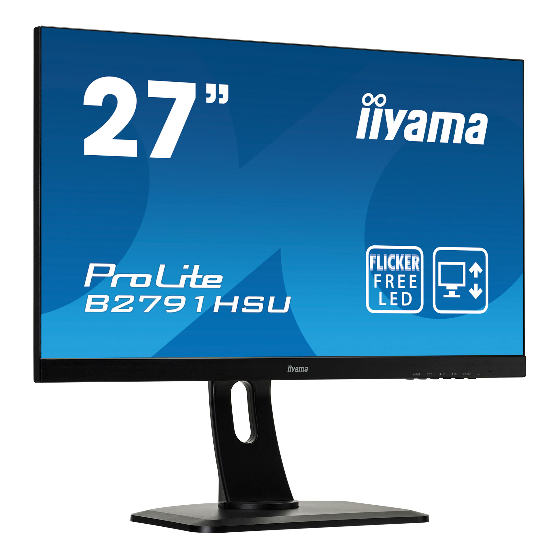 Iiyama 27"  B2791HSU-B1-- - Ecran PC Iiyama - grosbill.com - 1