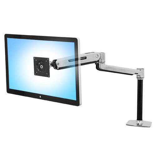LX Sit Stand Desk Mount LCD Arm Polish - Achat / Vente sur grosbill.com - 1