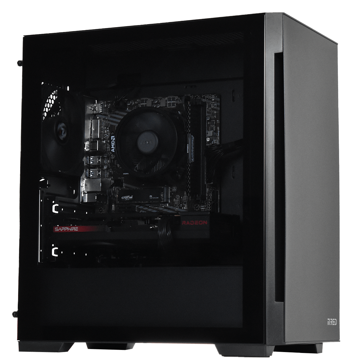 Grosbill BlackBill One - R5-5500/RX7600/16Go/500Go (PCG-10602244) - Achat / Vente Bons plans PC sur grosbill.com - 0