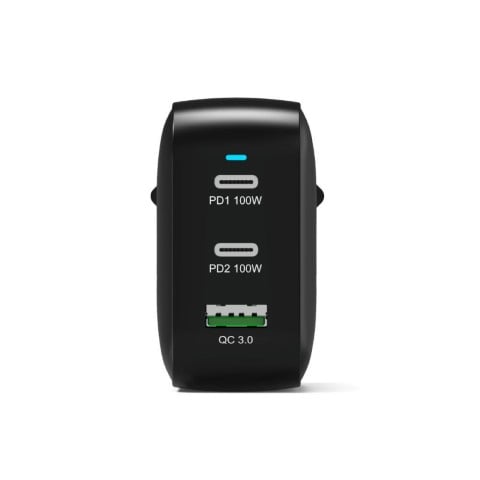 Port Chargeur mural 100W GaN 3 ports + Câble USB-C - 2m (902100PEU) - Achat / Vente Chargeur sur grosbill.com - 2
