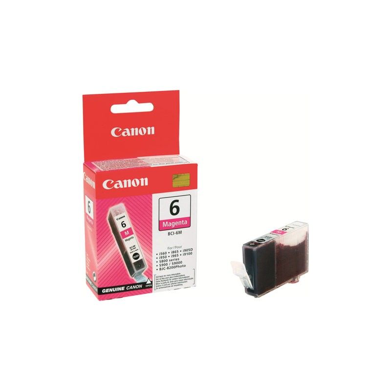 Cartouche BCI 6 M - 4707A002 pour imprimante Jet d'encre Canon - 0