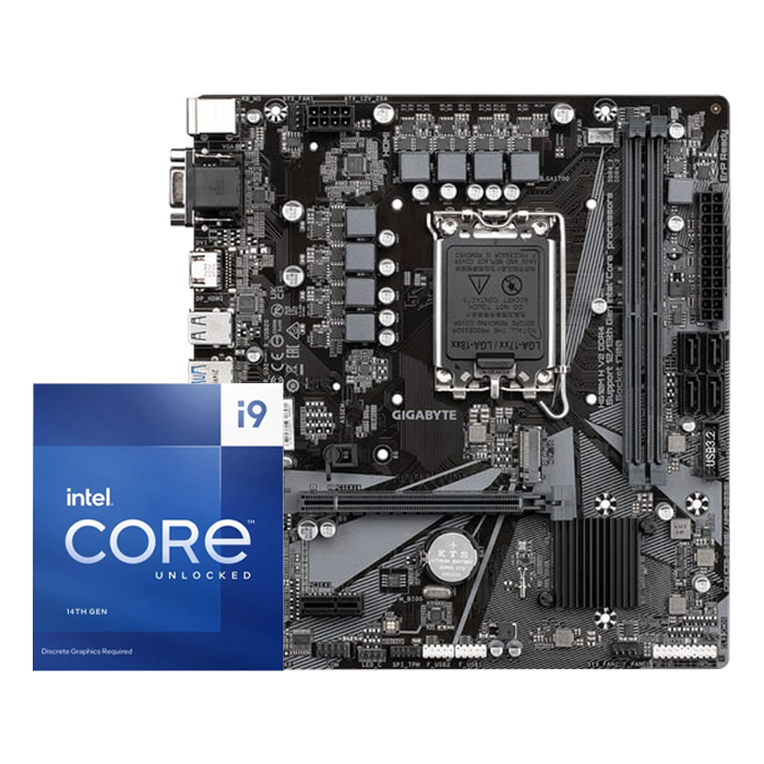 BUNDLE H610M H V2 DDR4 + Core i9-14900KF - grosbill.com - 0