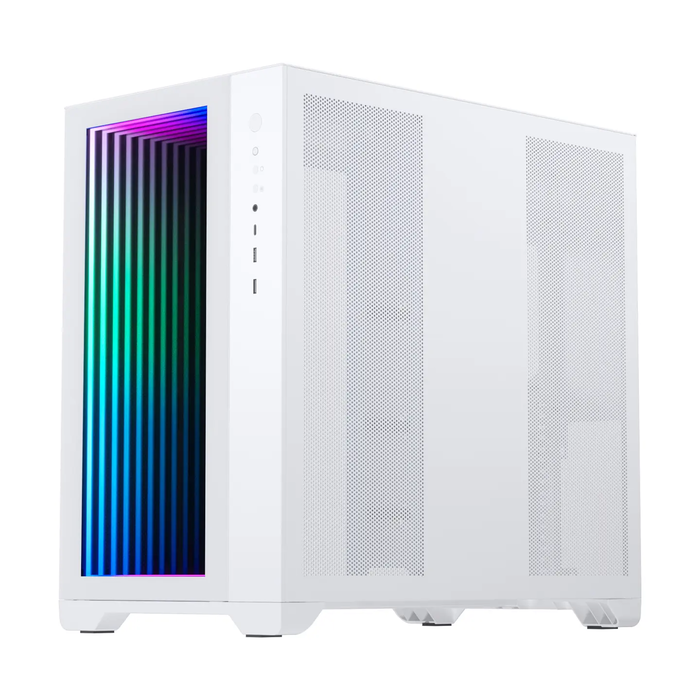 Magnium Gear Neo Qube 2 Infinity RGB TG Blanc- MT/Ss Alim/E-ATX Blanc - Boîtier PC - 1