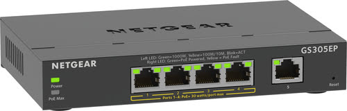 Netgear 5 ports 10/100/1000 POE+ - GS305EP