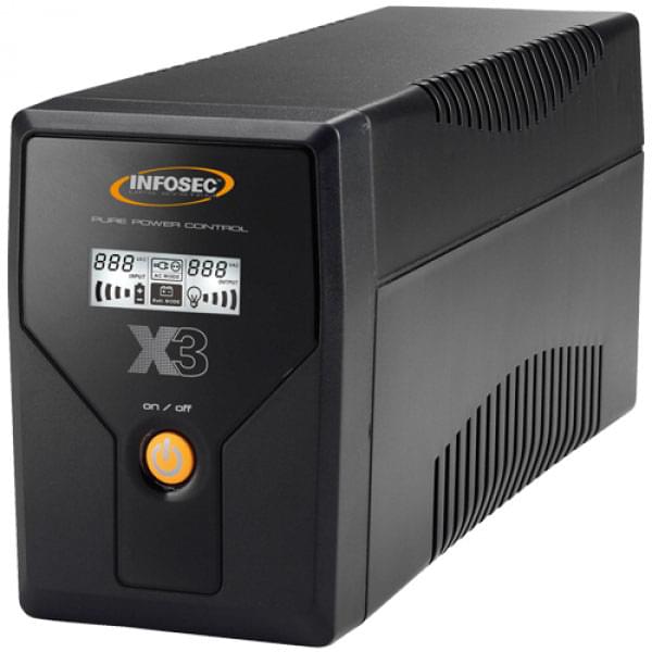 X3 EX LCD USB-500 - Line Interactive - Onduleur Infosec - 0