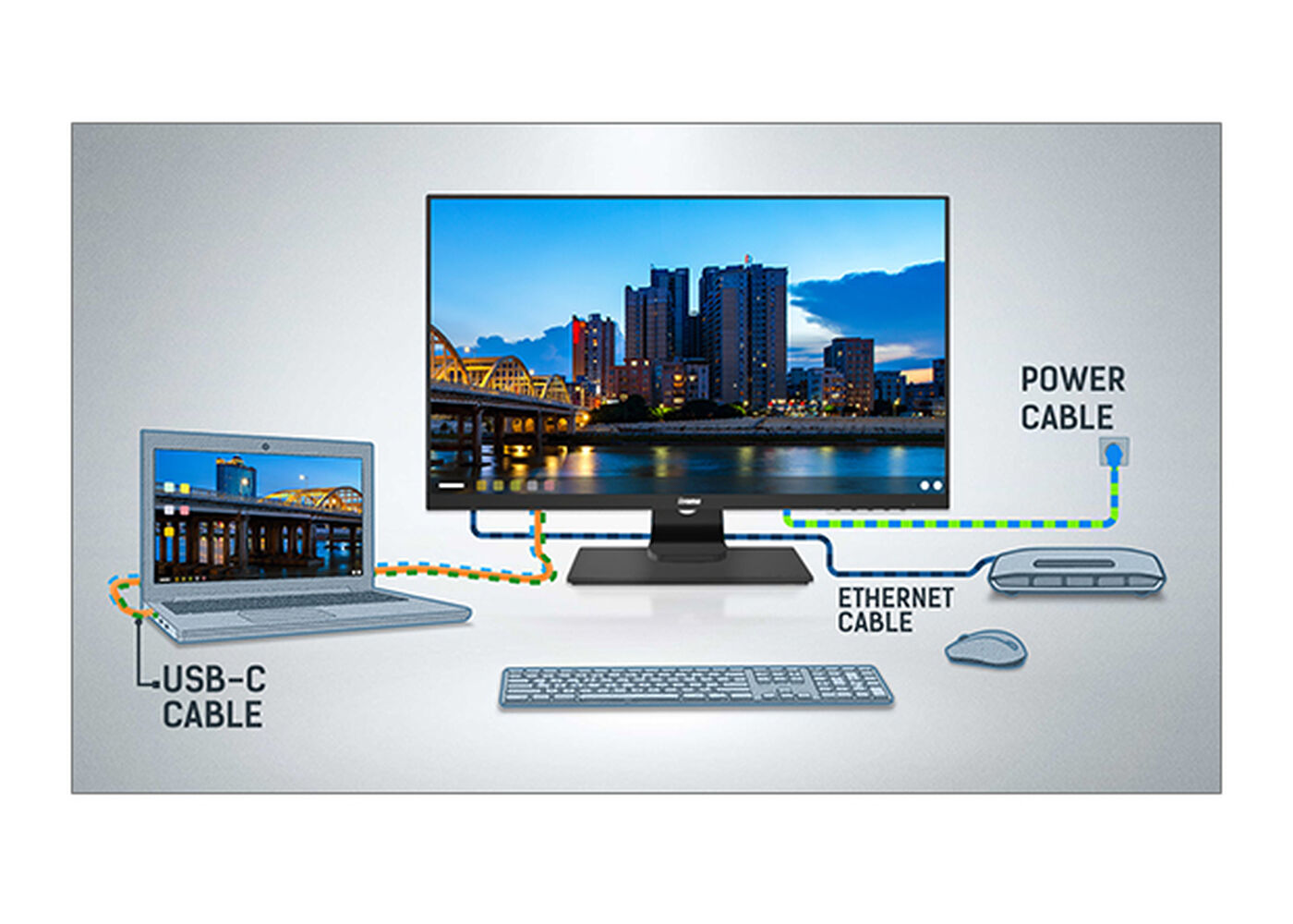 Iiyama 27 pouces  XUB2792HSN-B1 - Ecran PC Iiyama - grosbill.com - 6