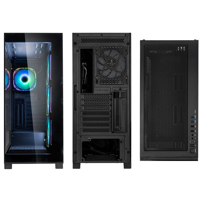 Kolink Unity Peak ARGB Noir Noir - Boîtier PC Kolink - grosbill.com - 3