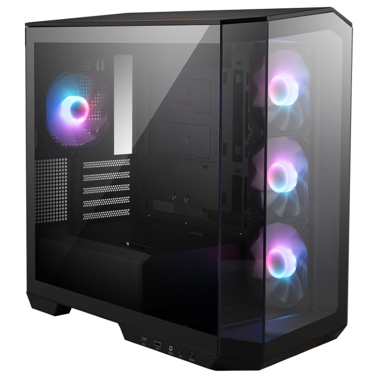 MSI MAG PANO M100R PZ Noir + MPG A1000GS PCIE5 Noir Noir - Boîtier PC - 1