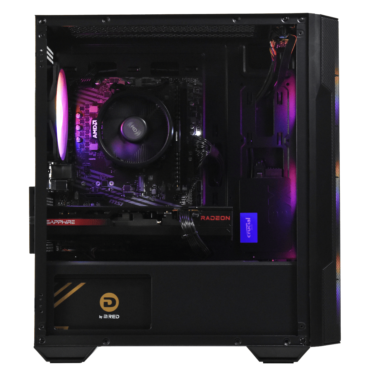 Grosbill SMARTY - R5-5500/RX7600/16Go/500Go (PCG-10602293) - Achat / Vente PC Fixe sur grosbill.com - 1