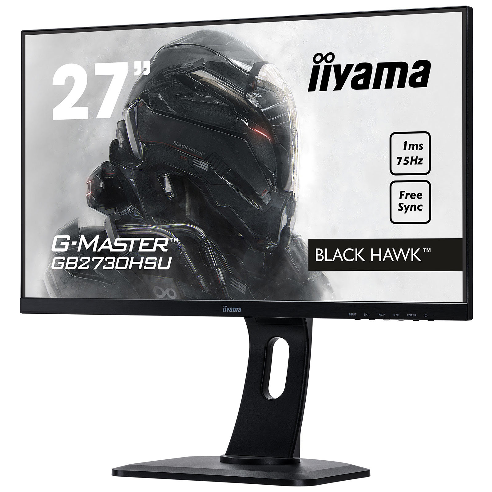 Iiyama 27 pouces  GB2730HSU-B1 - Ecran PC Iiyama - grosbill.com - 3