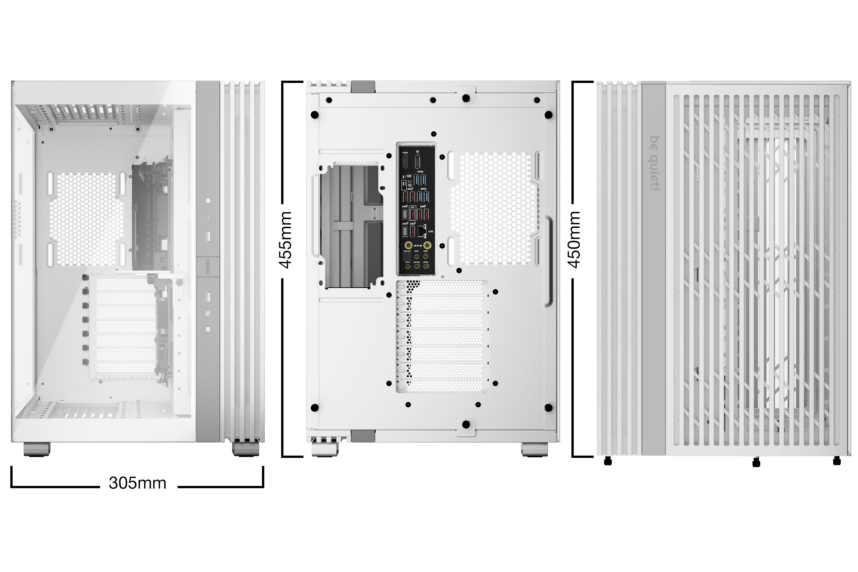 be quiet! Light Base 600 DX Blanc - Boîtier PC be quiet! - 1