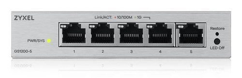 ZYXEL GS1200-5 V3 5 PORT GIGABI - Achat / Vente sur grosbill.com - 2