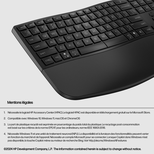 HP 680 CFT Dual-Mode KBD FR - Achat / Vente sur grosbill.com - 7