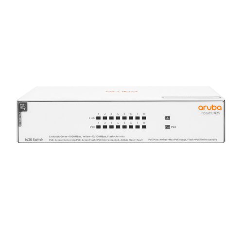 HPE Aruba IOn 1430 8G 64W Sw - Achat / Vente sur grosbill.com - 0