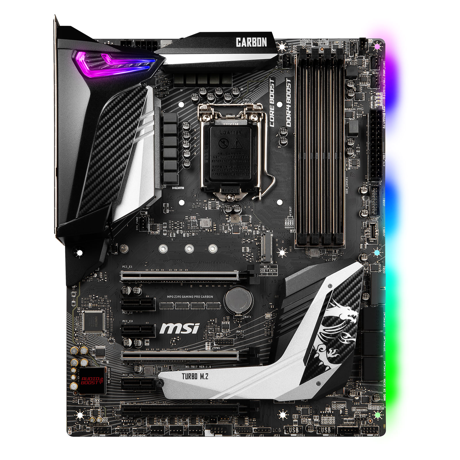 MSI Z390 GAMING PRO CARBON ATX  - Carte mère MSI - grosbill.com - 4