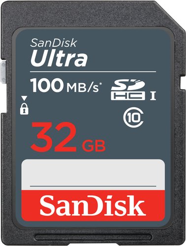 Sandisk SanDisk Ultra 32GB SDHC Mem Card 100MB/s