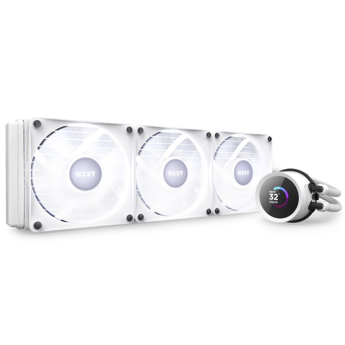 NZXT Kraken Blanc RGB 360mm - Watercooling NZXT - grosbill.com - 0