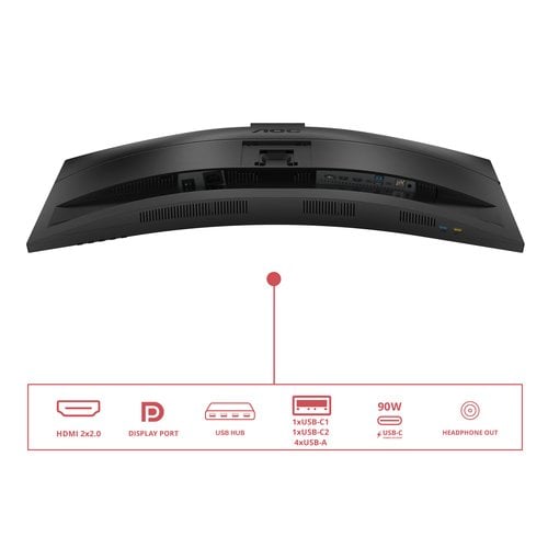 34IN CV VA QHD 350CD/2HDMI/ - Achat / Vente sur grosbill.com - 4
