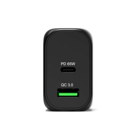 Port Chargeur mural GaN 65W - 2 ports + Câble USB-C 2m (902065EPEU) - Achat / Vente Chargeur sur grosbill.com - 5