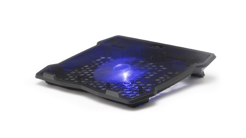 Support PC ventilé - Noir - Accessoire PC portable Bluestork - 0